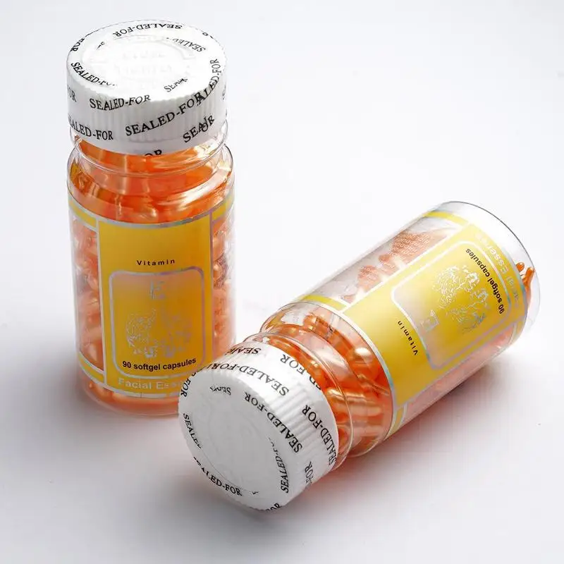 90 шт./флакон витамин Е сыворотка для лица капсулы удаления отбеливающего крема