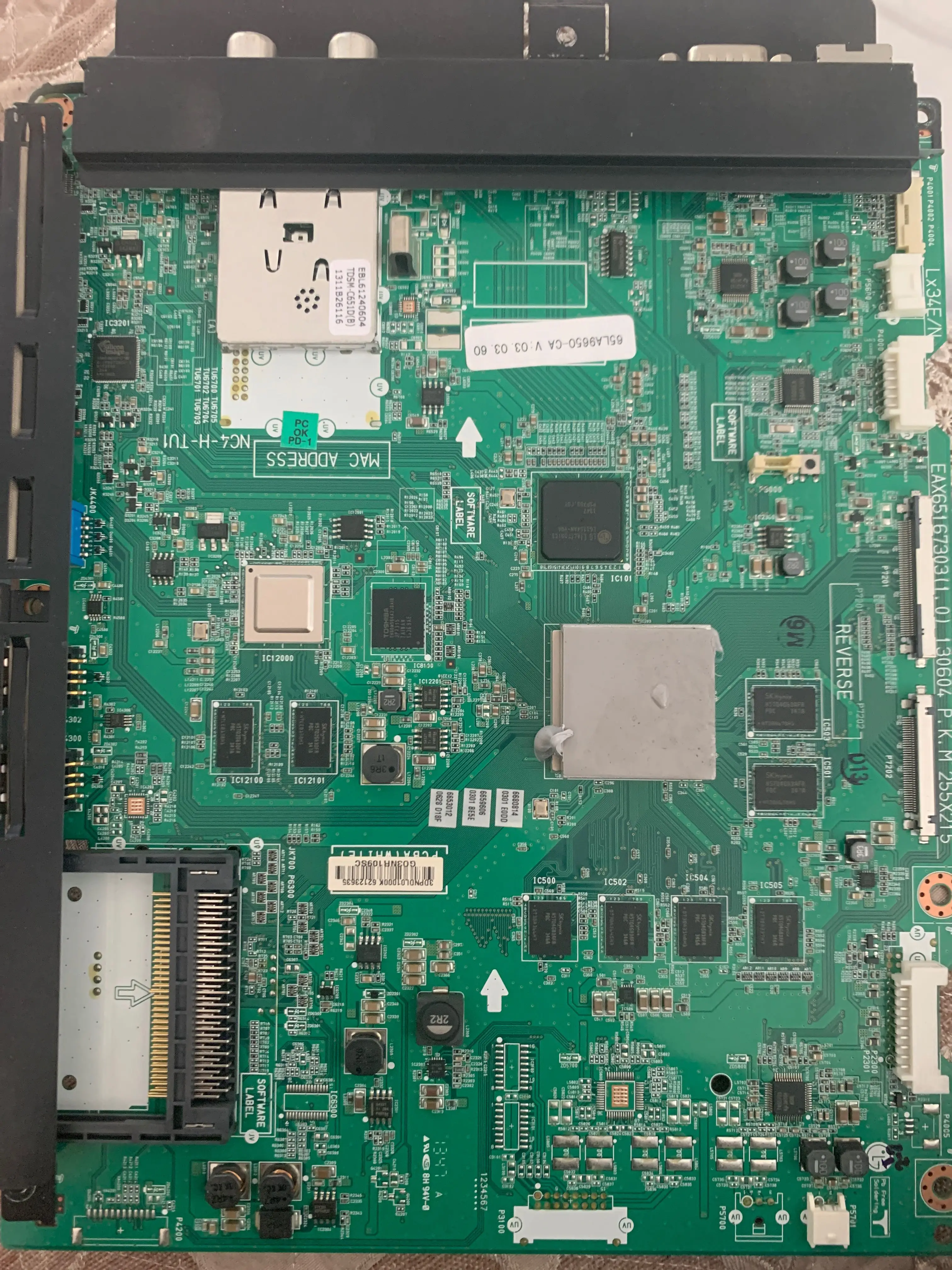 

Good test For LG 65LA9650-CA 65LA9700 main board EAX65167303 LC650EQD 65LA9650 motherboard
