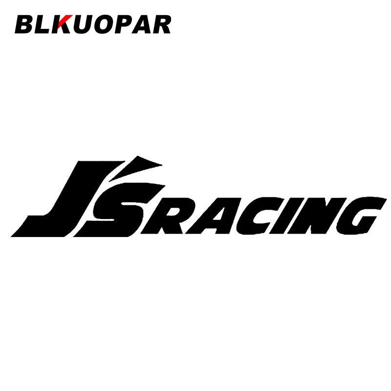 

Переводные виниловые наклейки BLKUOPAR для J'S RACING, наклейки на автомобиль, ноутбук, высечка, водонепроницаемый холодильник, солнцезащитный крем, забавное украшение для багажника