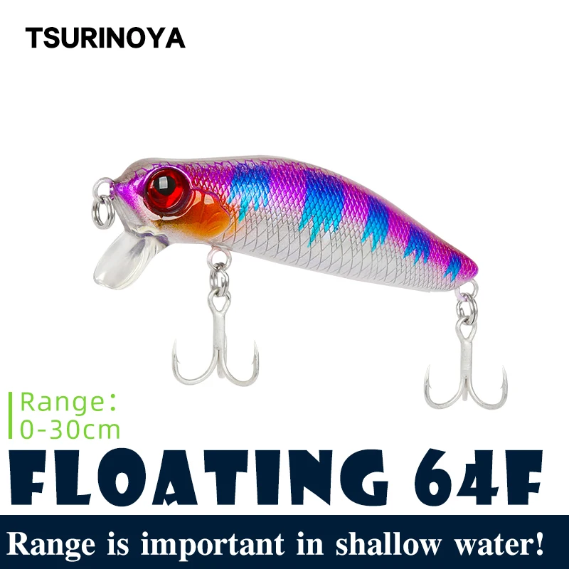 TSURINOYA для детей на возраст от 0 до 30 см 64mm6g с постепенным увеличением диапазон