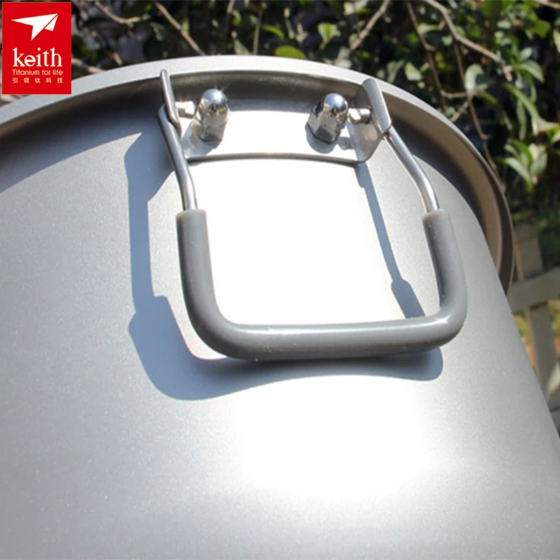 Титановый кастрюль для супа объемом 6 л Нетоксичная кухонная утварь