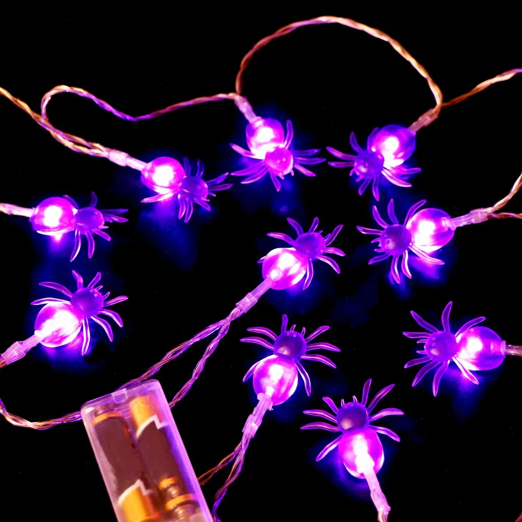 Светодиодный светильник-гирлянда на Хэллоуин декоративный светильник с