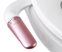 PRISPA Bidet Attachment For Toilet Dual Nozzles Bidet Adjustable Water Pressure Non-Electric Ass Sprayer