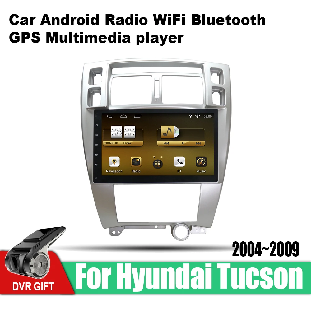 Автомобильный мультимедийный плеер на Android для Hyundai Tucson 2004 ~ 2009 GPS-навигационная