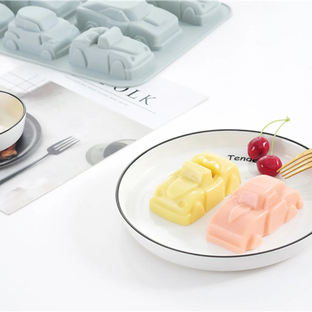 Автомобильная форма силиконовая для мыла 3D формы шоколада выпечки на день