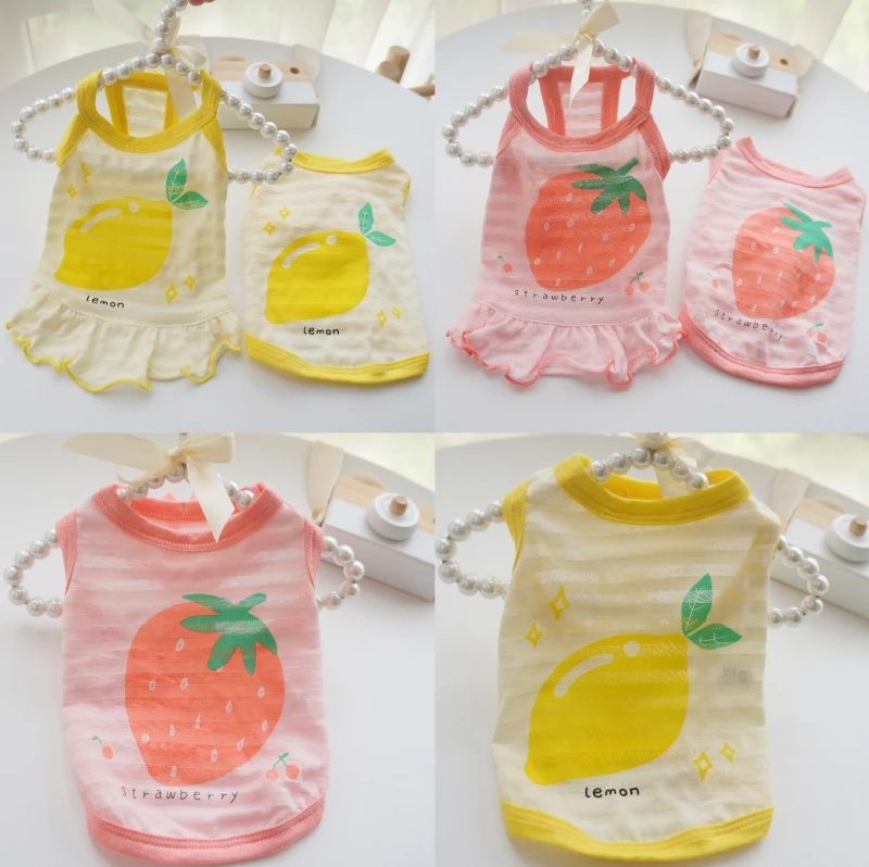 Одежда для маленьких собак летняя одежда пары жилет щенков чихуахуа