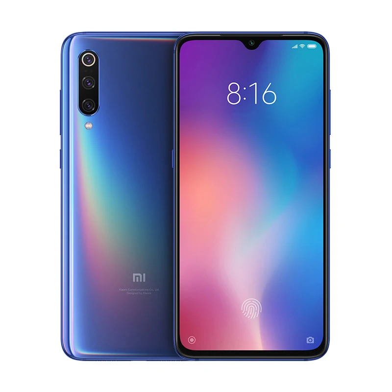 Blue Глобальная версия, Xiao mi 9, 6 ГБ, 64 ГБ, mi 9, Восьмиядерный процессор Snapdragon 855, 6,39 дюйма, 48мп камера, мобильный телефон - Цвет: Blue
