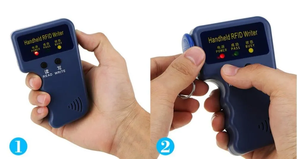 125KHzDuplicator ключ ручной RFID удостоверение личности ic копир писатель Дубликатор Программист считыватель матч записываемый EM4305 ID Брелоки метки