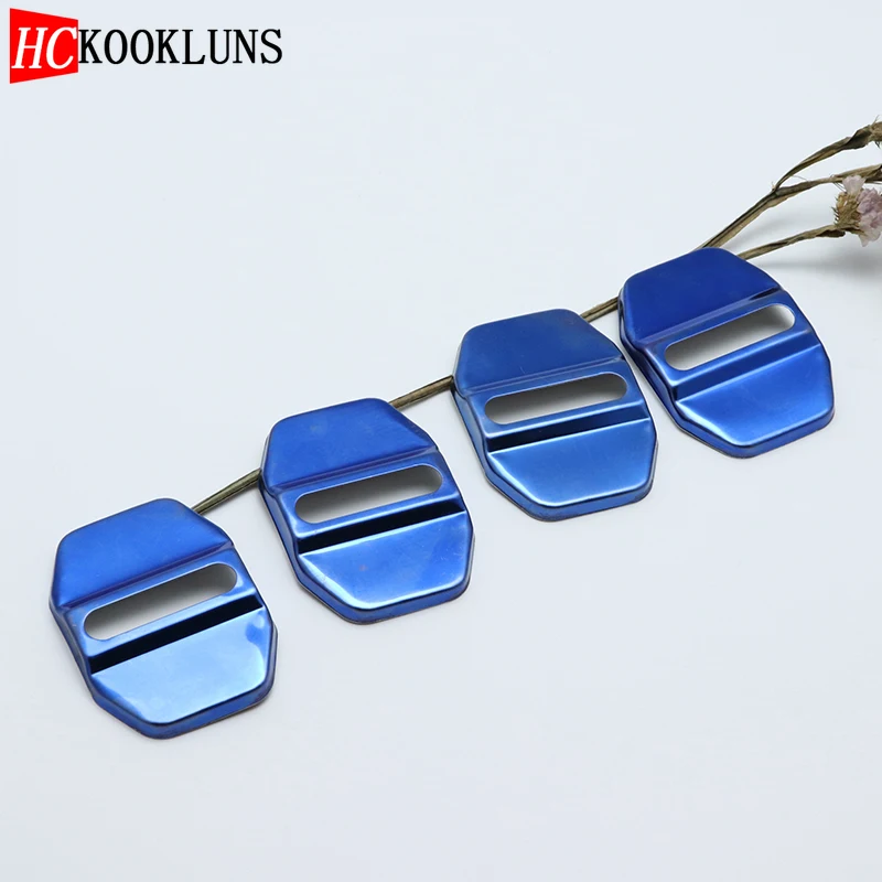 4 шт. Авто замок из нержавеющей стали Пряжка Защитная крышка для Mercedes-Benz S-Class S class