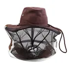 Ковбойская шляпа для пчеловодства, защита от комаров и насекомых