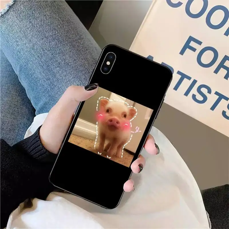 

Cute Pig Phone Case for iPhone 11 12 pro XS MAX 8 7 6 6S Plus X 5S SE 2020 XR mini