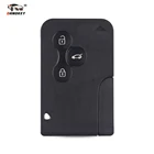 Чехол для автомобильных ключей KEYYOU, 10 шт., 3 кнопки, для Renault Megane II Scenic II Grand Scenic 2003-2008