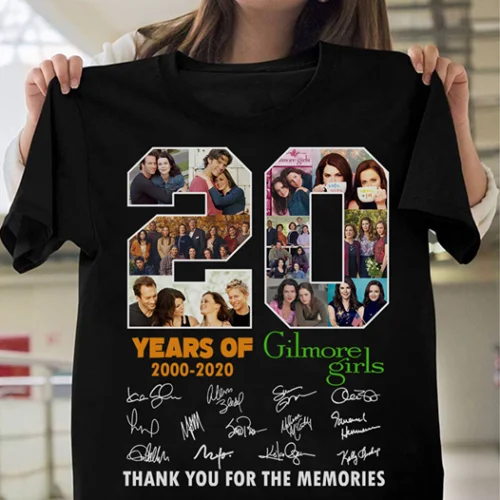 

Gilmore Girls 20 Years Of 2000-2020 All Cast Signed Gift Fan Tshirt Size S-3Xl