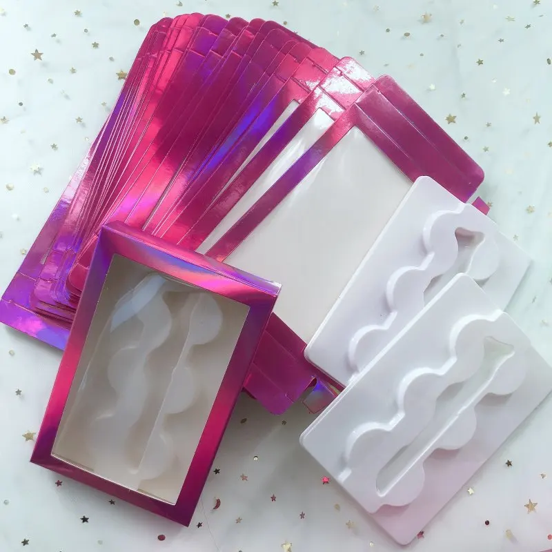 20 шт./лот голографические ресницы на заказ 3 пары пустые упаковка|Накладные