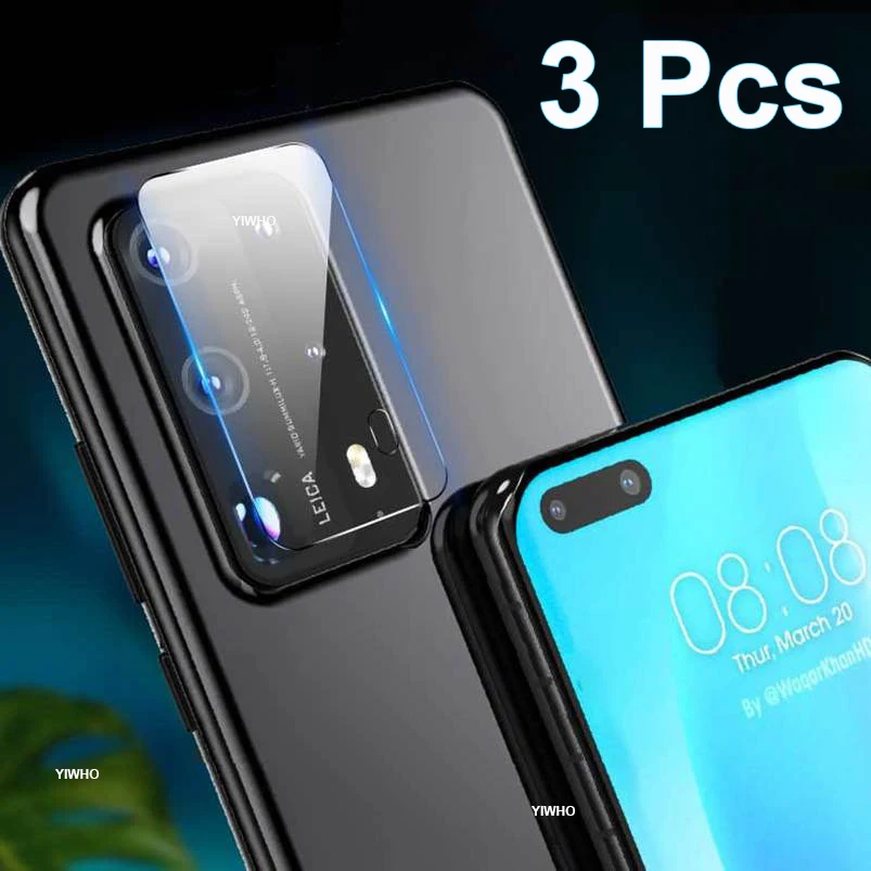 Защитное стекло для объектива камеры HuaWei P40 Lite закаленное Pro 3 шт.|Защитные стёкла