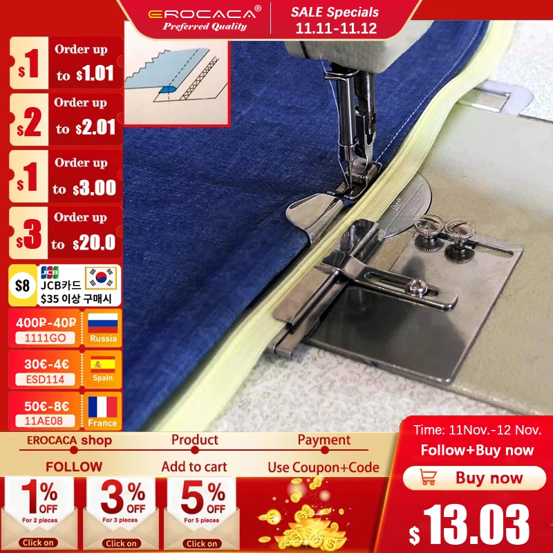 Промышленные швейные инструменты установка молнии позиционер эффективные