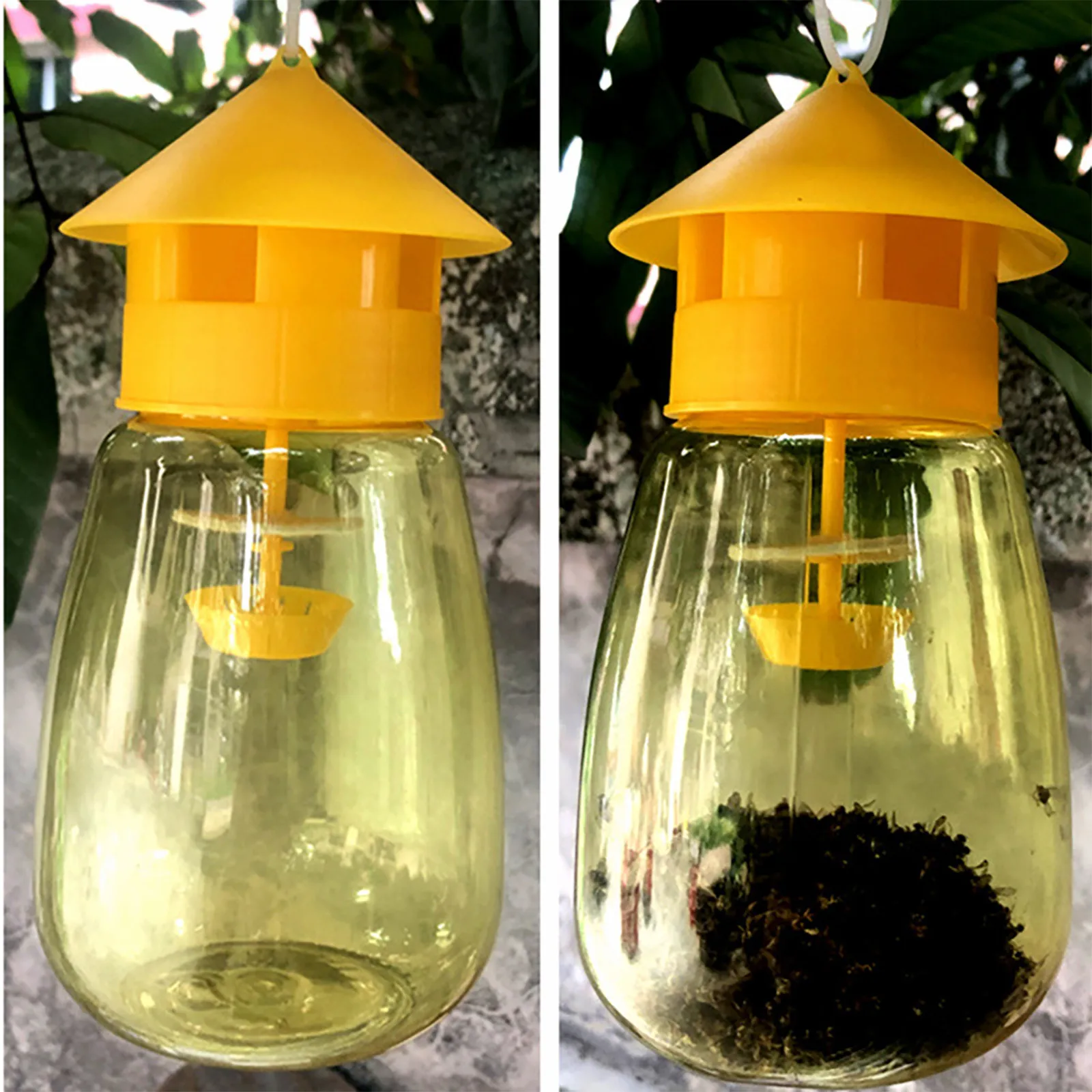 2 шт. фрукты Fly ловушки ловушка для ОС муха насекомое висит Мёд Ловец убийца без