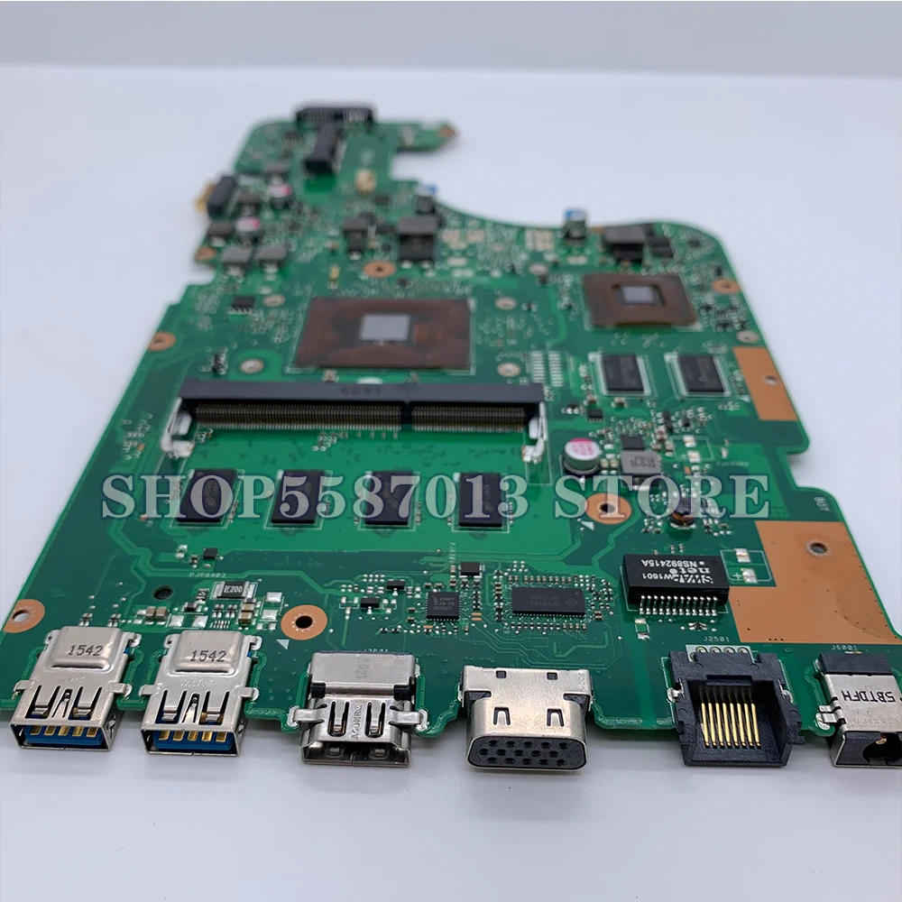 

for ASUS D555Y/F555D/X555YA/X555YI X555DG/X555D/F555D/A555D laptop motherboard mainboard test OK A4-7210/CPU 4GB/RAM