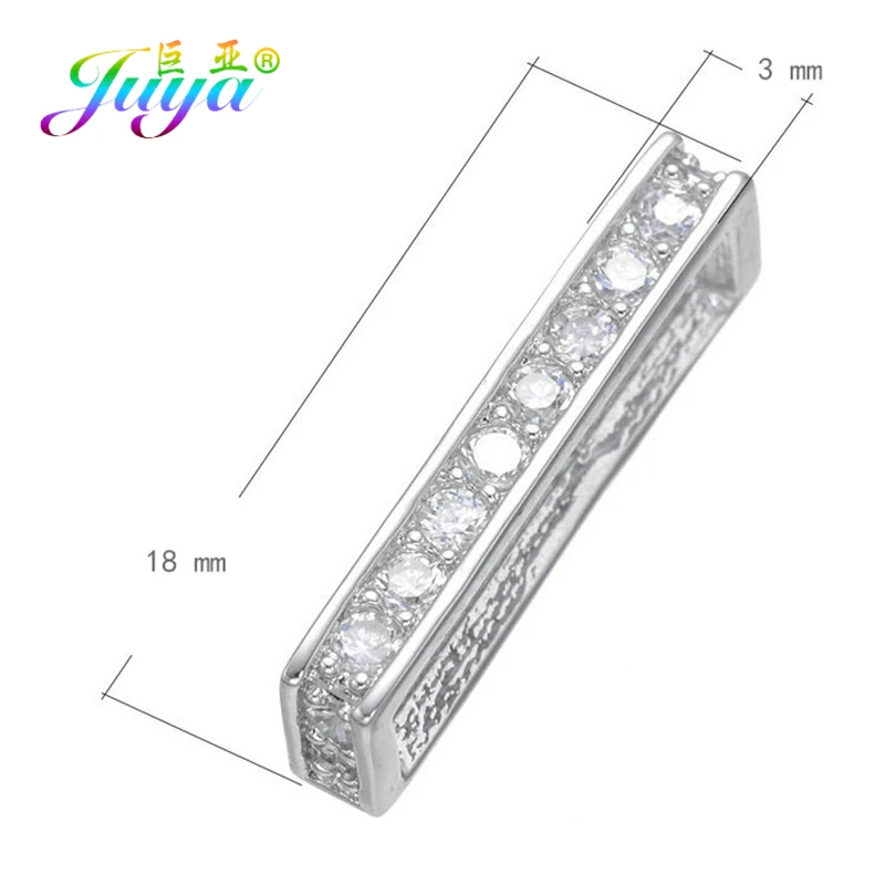 Бусины Juya DIY принадлежности для ювелирных изделий кубический цирконий 3/5