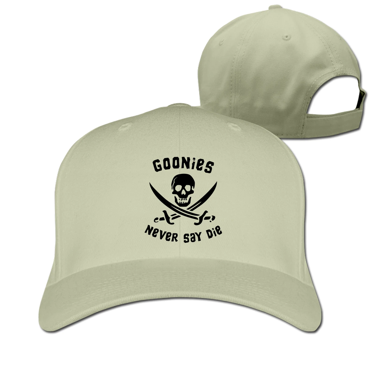 

Classics Goonies Never Say Die man's woman Fashionable breathable Trucker Hat