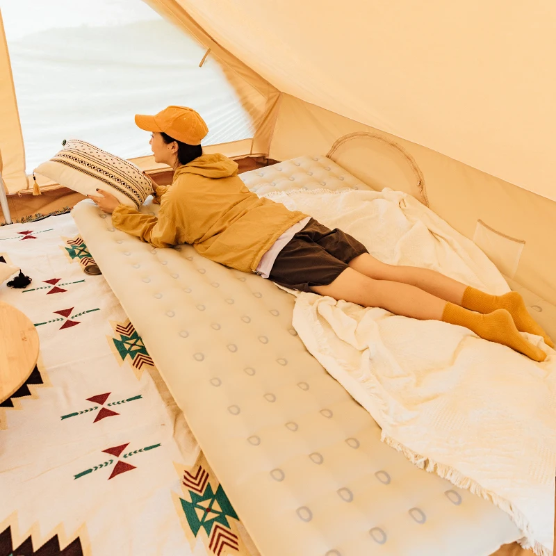 

Single Size TPU Inflatable Cushion Outdoot Air Bed Foldable And Durable Widening And Thickening Comfort Mattress