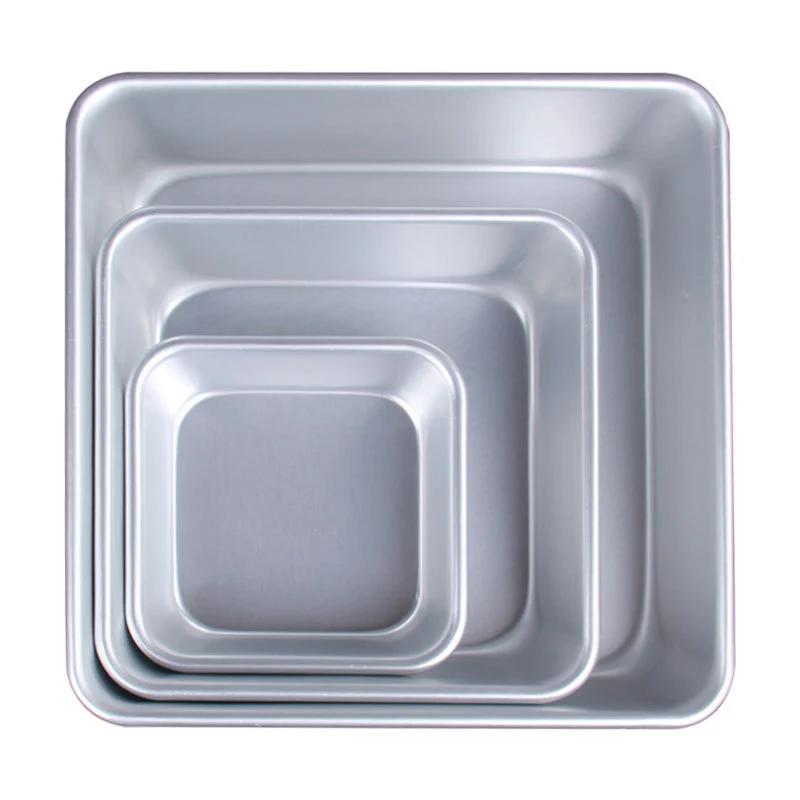 DIY Cake Mold Bread Pan Toast Tray Mould Non-stick Baking Tools Kitchen Tool Round Rectangular Shape | Дом и сад