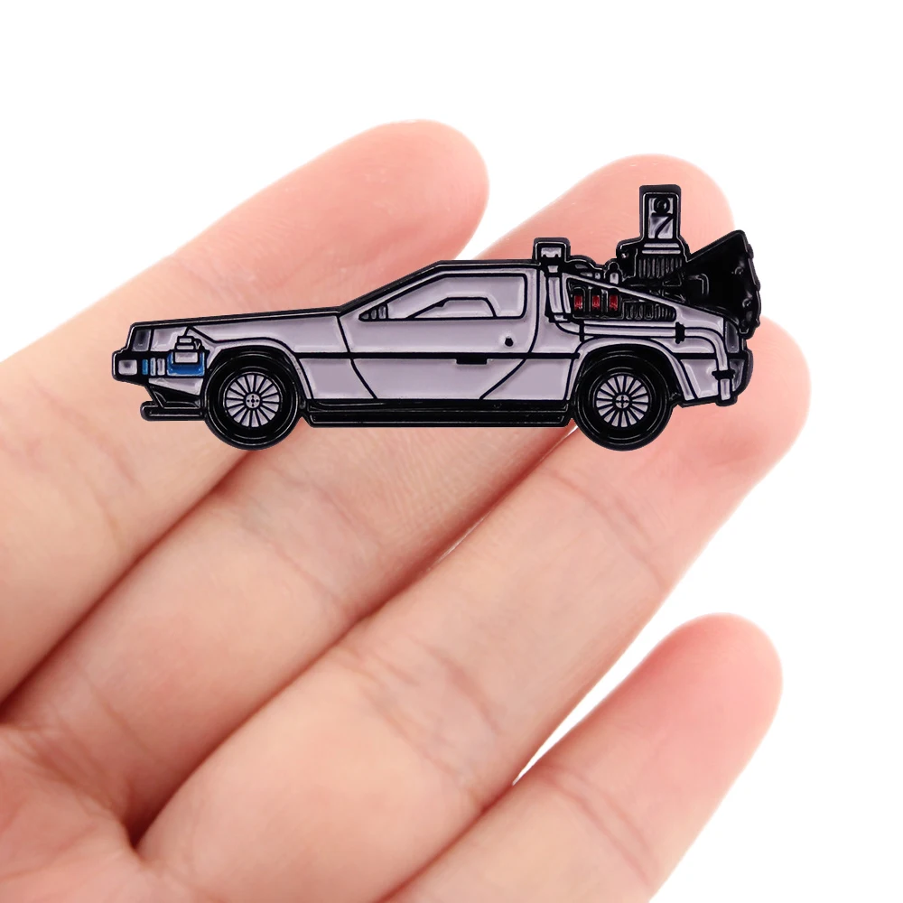 

DZ1965 Back To The Future Collection Enamel Lapel Pin Badge Pins Hats Clothes Backpack Decoration Jewelry Accessories Gifts