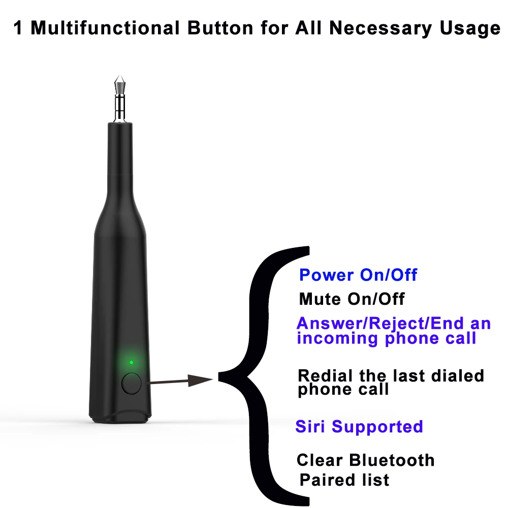 

Bluetooth 5.0 Wireless Adapter Receiver For Denon AH-MM400 AH-MM300 AH-MM200 AH-NCW500 D320 AH-D340 AH-D401 Headphones