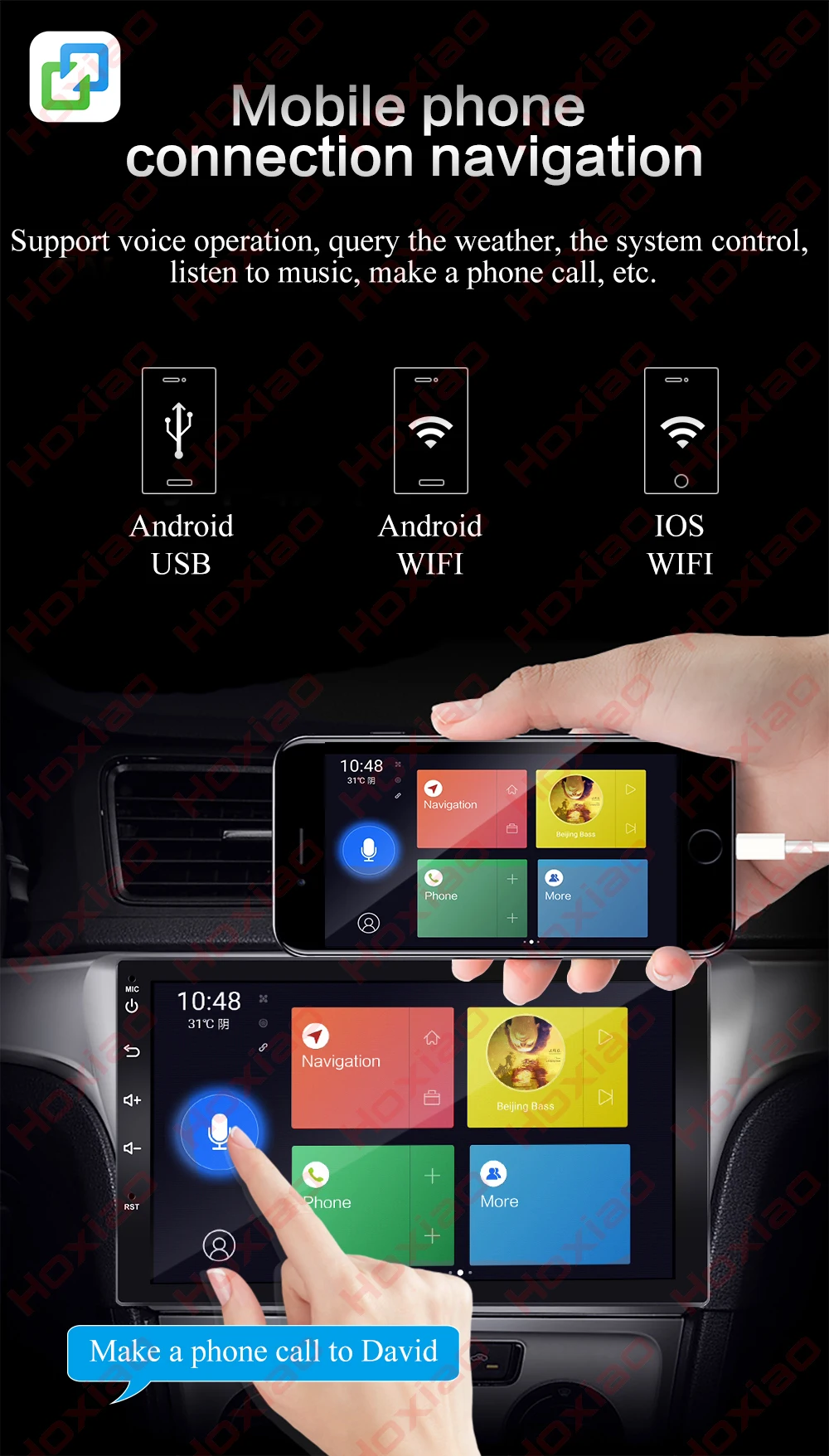 2 din автомагнитола 7 дюймов Android система плеер для Toyota Nissan VW 1 din Авто радио GPS навигация