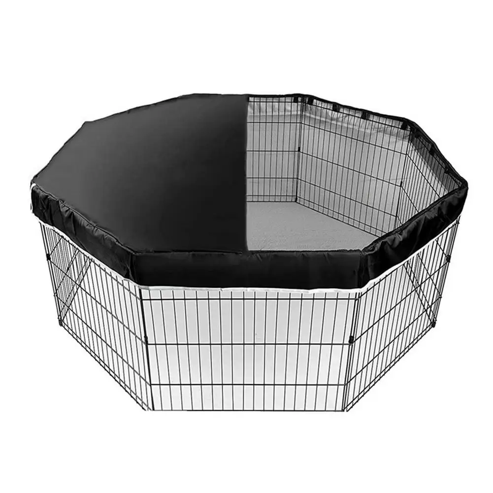 

Сетчатый забор для кошек и собак, затеняющая верхняя крышка для игр на открытом воздухе, игровой забор для собак, игровая клетка для питомце...