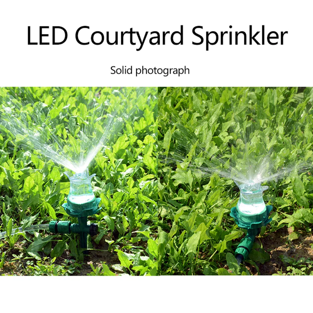 

Garden Lawn Sprinklers New Style Colorful LED High Quality Irrigation Equipment