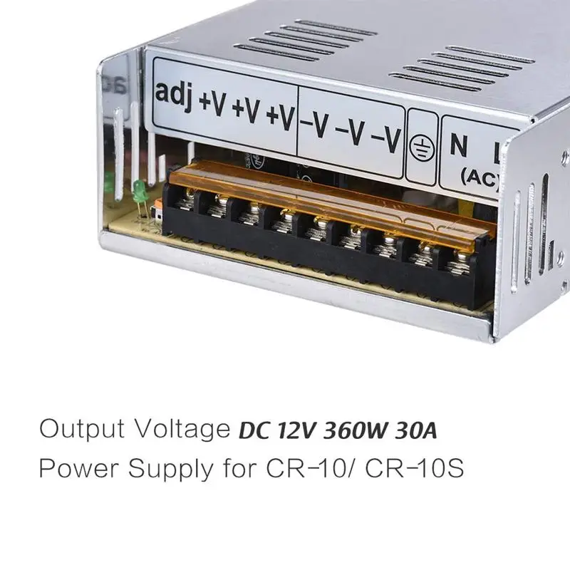 DC 12V 360W 30A Universal Regulated Switching Mode Power Supply for 3D Printer CR-10 CR-10S Smart | Компьютеры и офис