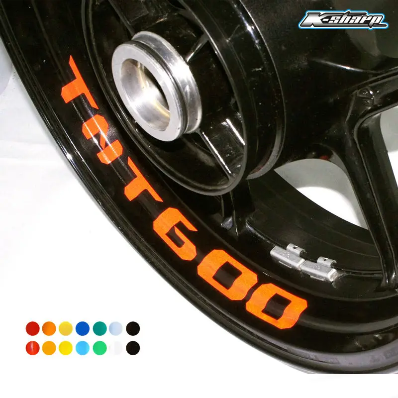 

8 X CUSTOM INNER RIM DECALS WHEEL Reflective STICKERS STRIPES FIT benelli TNT 600