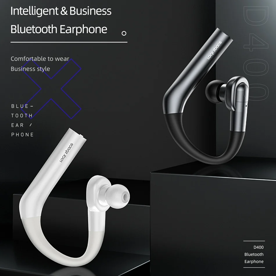 ROCK Bluetooth Earphone for Music Ear-hook Design Wireless Earphones Bluetooth 5.0 Earphone With Mic for iPhone Xiaomi Samsung