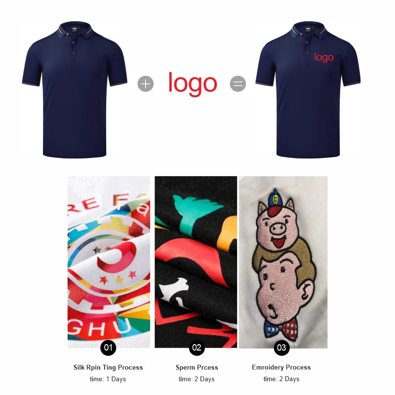 Модная стильная рубашка-поло на заказ с логотипом 7 цветов повседневная одежда