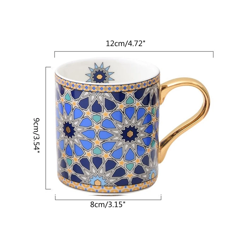 T5EF кофейная чашка в марокканском стиле керамическая кружка с ушками бутылка для