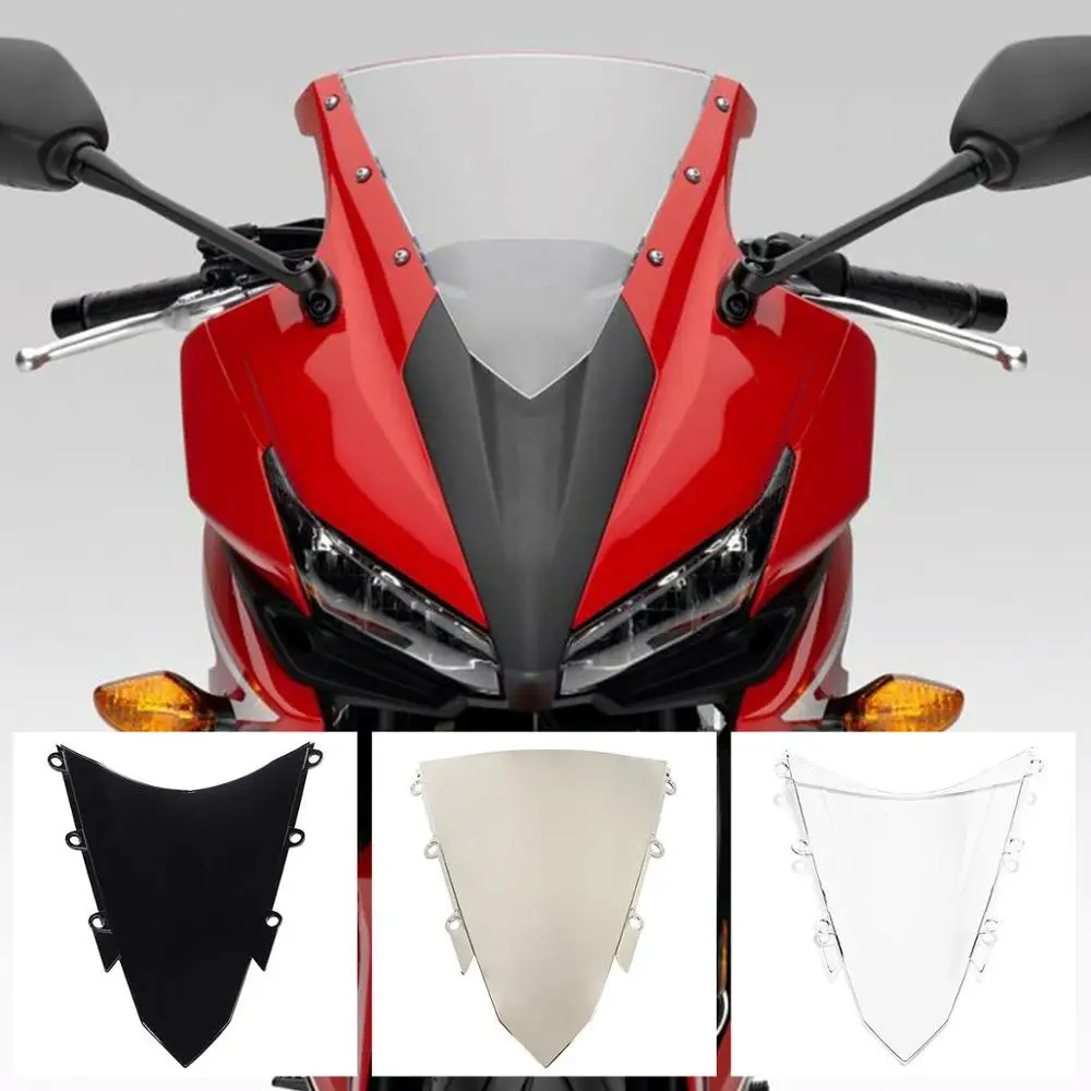 

Motorcycle Windshield Windscreen For HONDA CBR500R CBR 500 R 2016-2018
