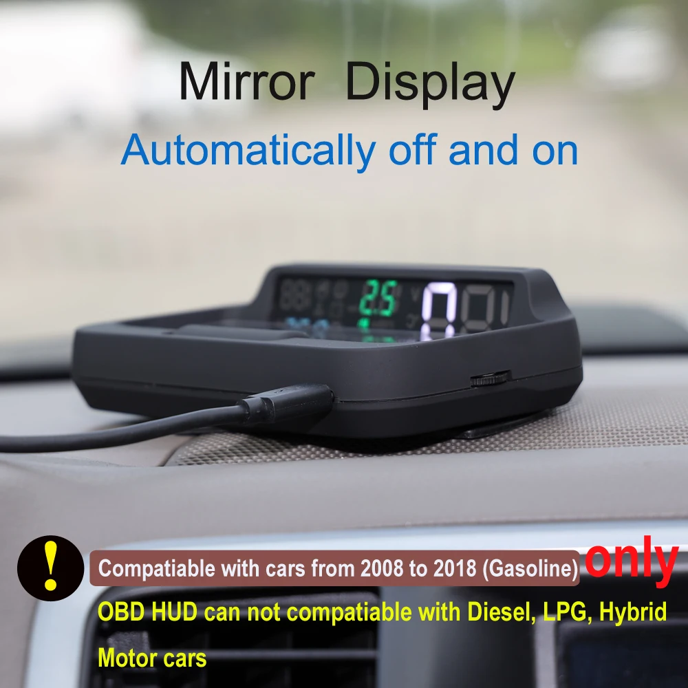 Проектор EANOP HUD M40X OBDII проектор скорости потребления масла навигация через