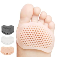 silicone padded forefoot insoles honeycomb high heel shoes pad gel insoles breathable health care massage insoles for feet