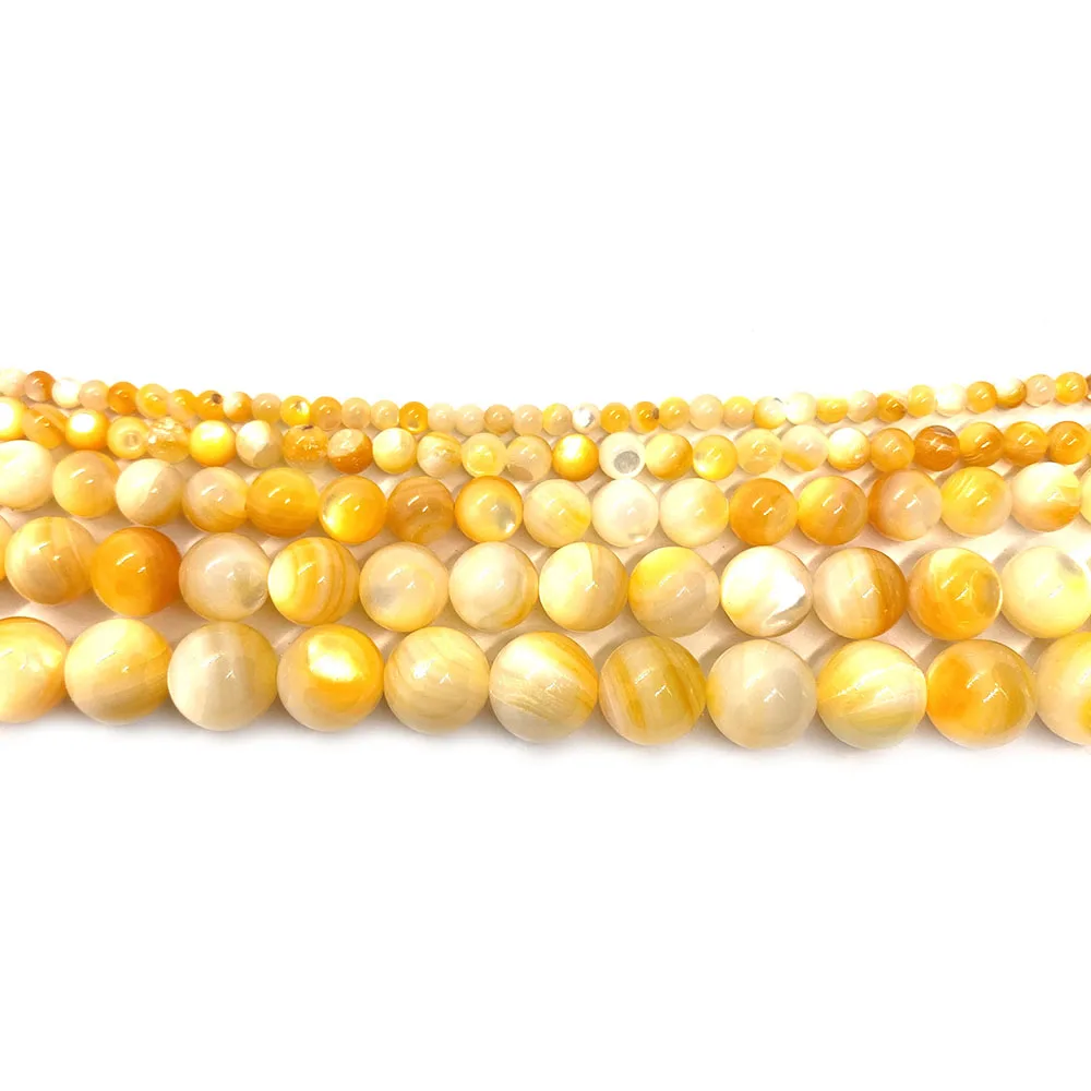 Натуральные морские ракушки золотые бусины перламутровые свободные модные