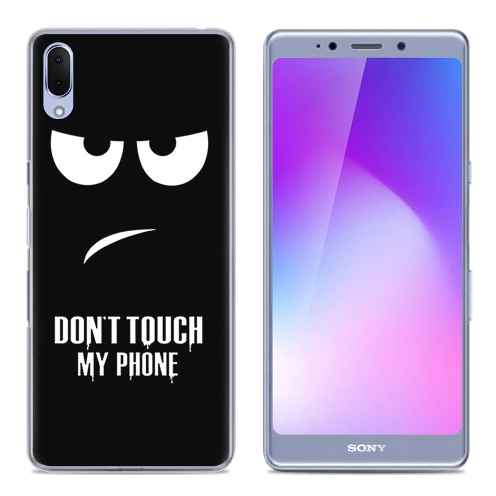 Мягкие чехлы из ТПУ для Sony Xperia L3 силиконовый чехол с рисунком милый L 3 телефонов