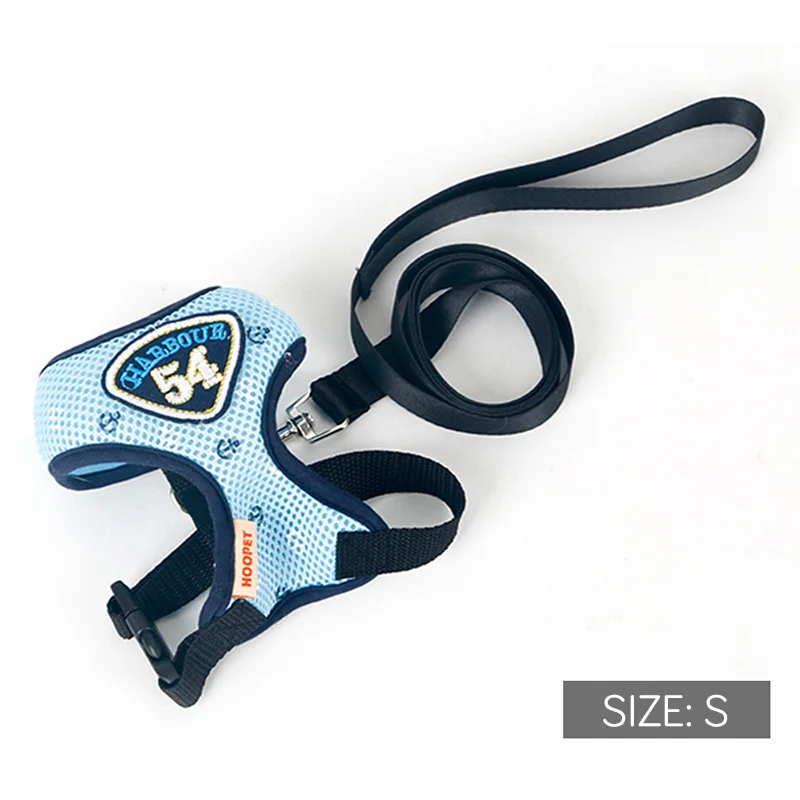 Жилет шлейка для собак мягкая сетка шлейки маленьких средних кошек нагрудный