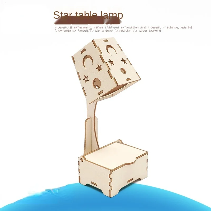 Рождественский подарок лампа ручной работы для детского сада деревянная модель