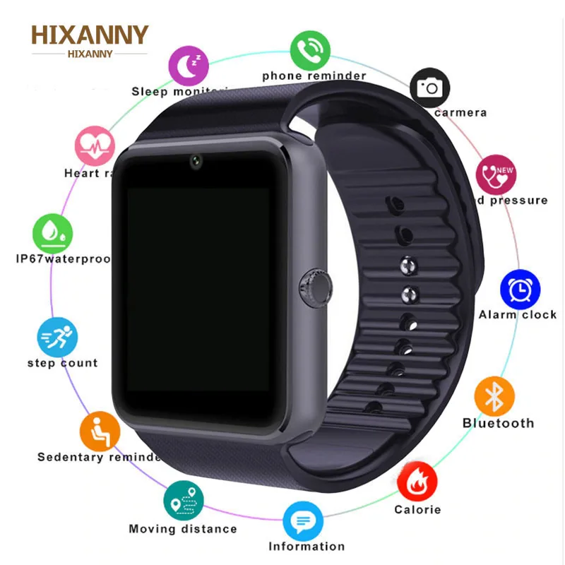 2019 Смарт часы с Bluetooth для Iphone телефонов huawei samsung Xiaomi Android поддержка 2G SIM TF карта