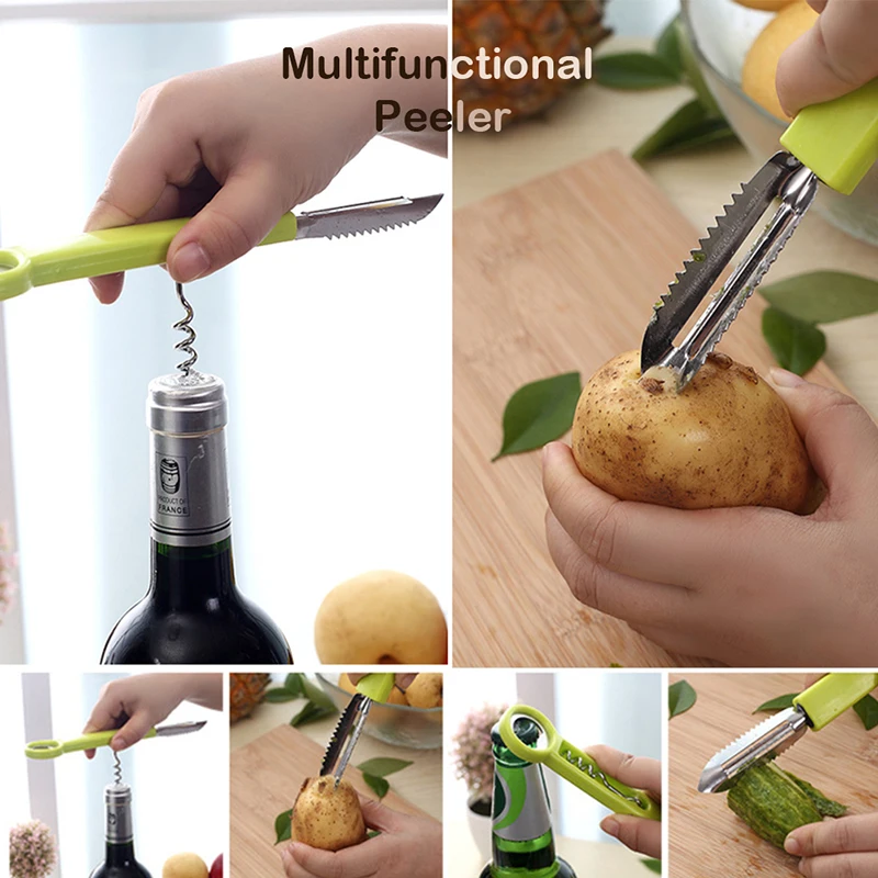Новинка 2019 многофункциональная Овощечистка для фруктов пива и красного вина