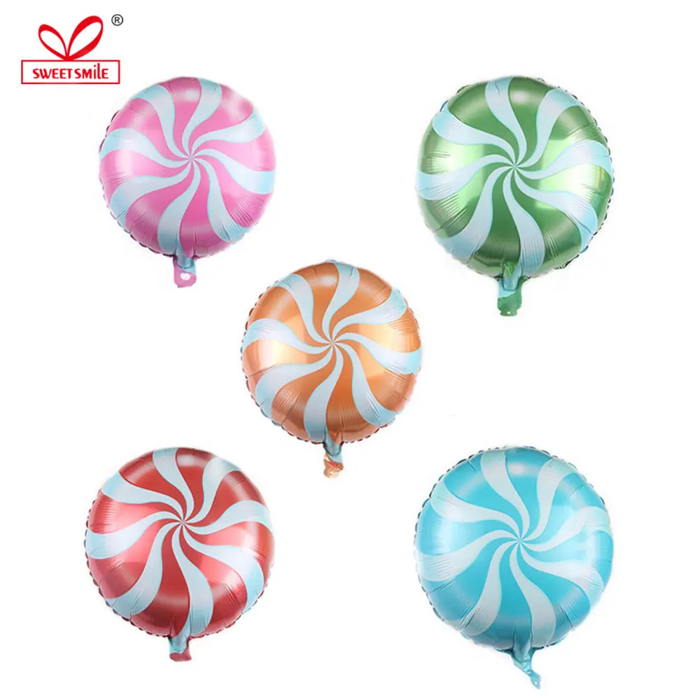 18 дюймов ветряная мельница конфеты фольги шары Дети надувные игрушки с днем