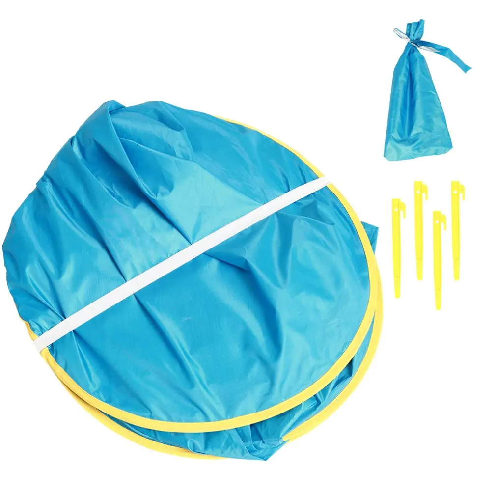 

Baby Beach Tent UV-protecting Sunshelter with Pool Children Small House Waterproof Pop Up Awning Tent Portable Kids Camping Tent