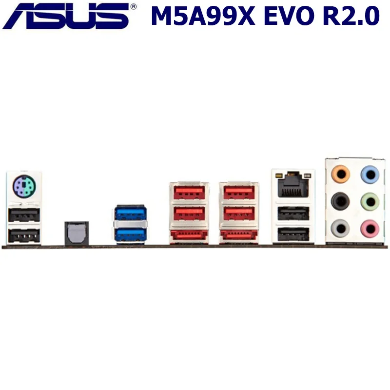 Socket AM3+ Asus M5A99X EVO R2.0 материнская плата DDR3 AMD 990X32 GB AMD FX/PhenomII PCI-E 2,0 USB3.0 оригинальная настольная Материнская плата Asus