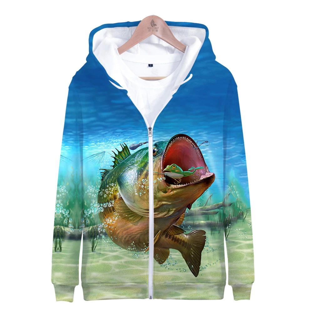

Drop Ship Digital Fish 3D Printed Zipper Hoodies Women/Men Long Sleeve Hooded Sweatshirt Casual Harajuku Streetwear Clothes