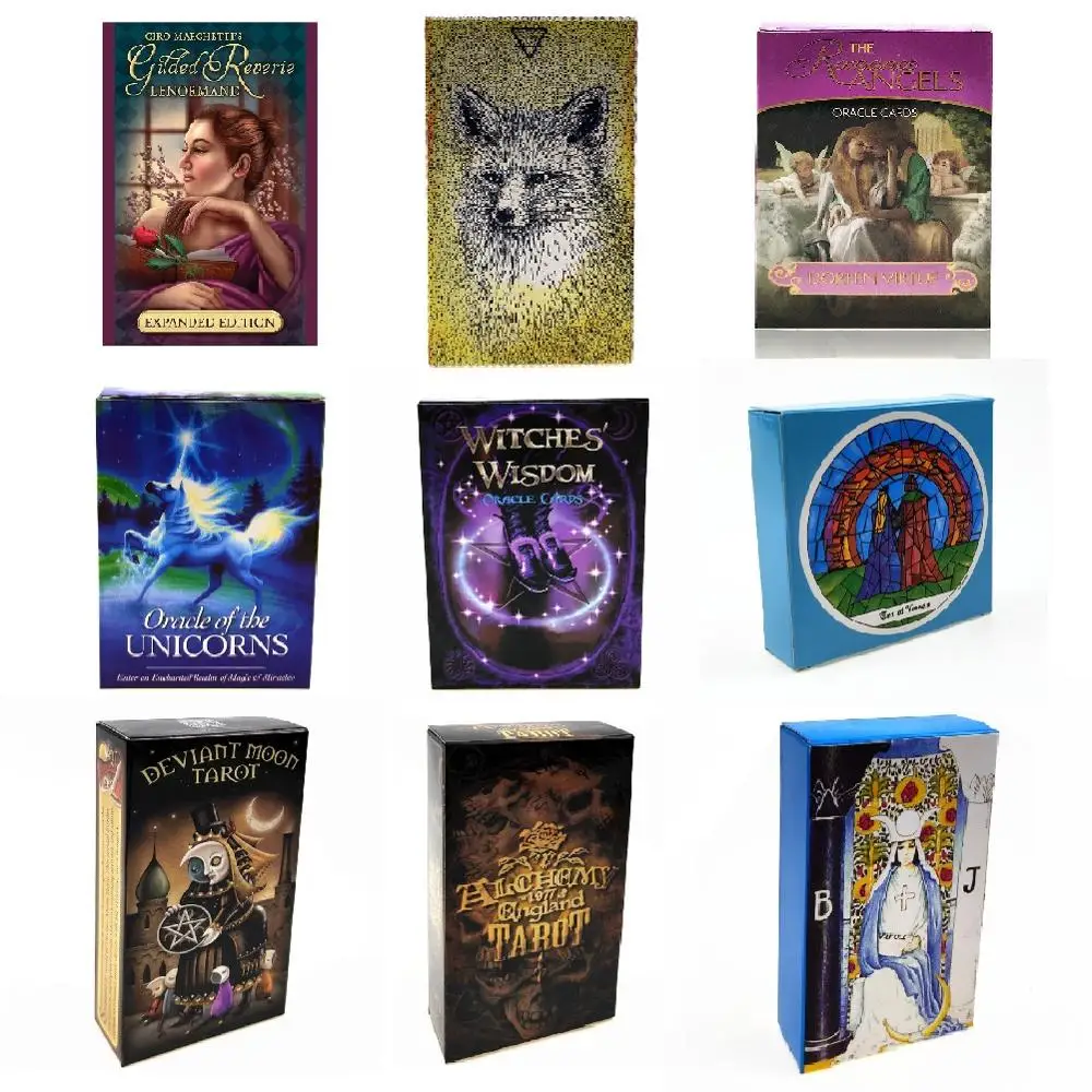 

HOT Tarot Cards Oracle Guidance Lenormand Oracle Cards Divination Fate Tarot Deck Board Games For Family Party Playing Card Game